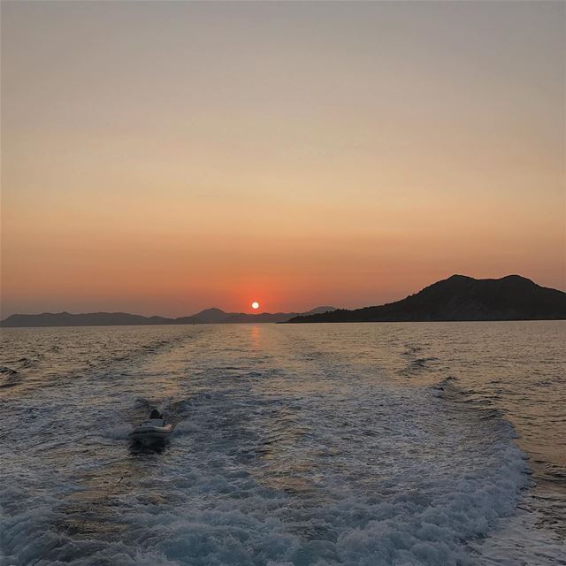 [Sunset in Fethiye, Turkey]  sunset  turkey  travel  travelphotography ... (Fethiye)
