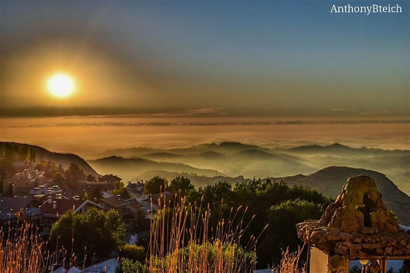  Sunset in  Lebanon 🌅 (Faraya Mzaar)