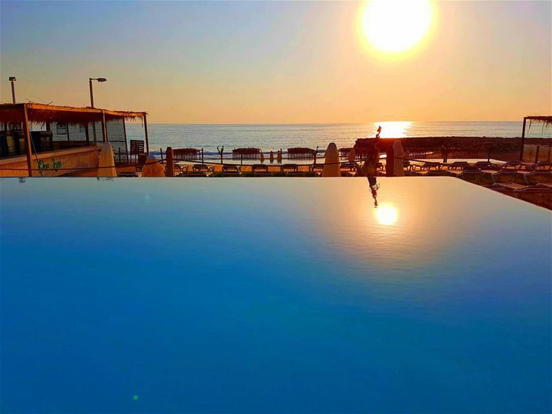Sunset-ing  sunset  summer  damour  lebanon  mylebanon  beach ... (Damour Beach Resort)