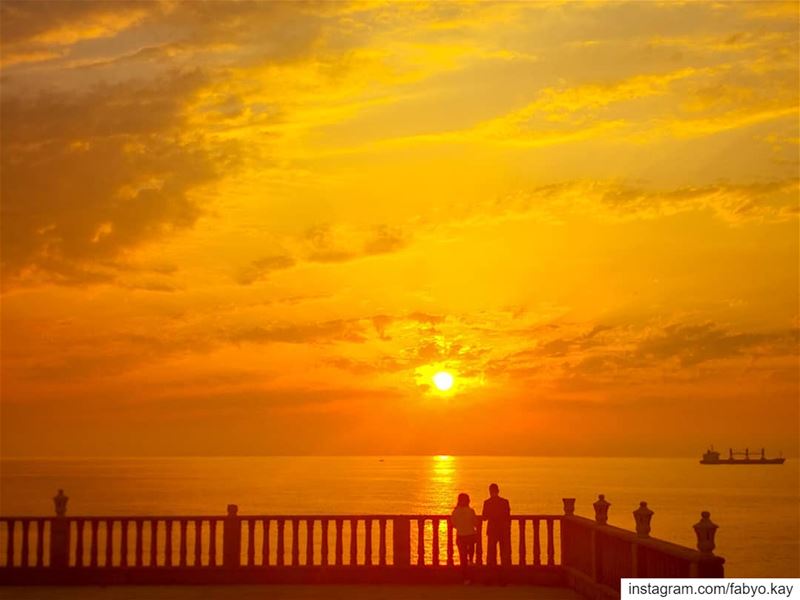  sunset lebanon batroun skylovers sunsetporn love romantic skyline... (Batroûn)