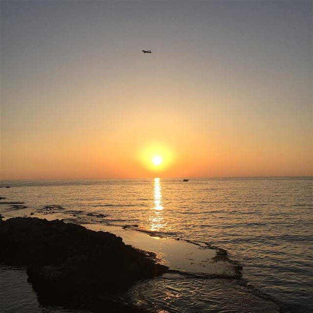  Sunset  Lebanon  Sea  Yellow  livelovelebanon  Nofilter  iphoneonly ...