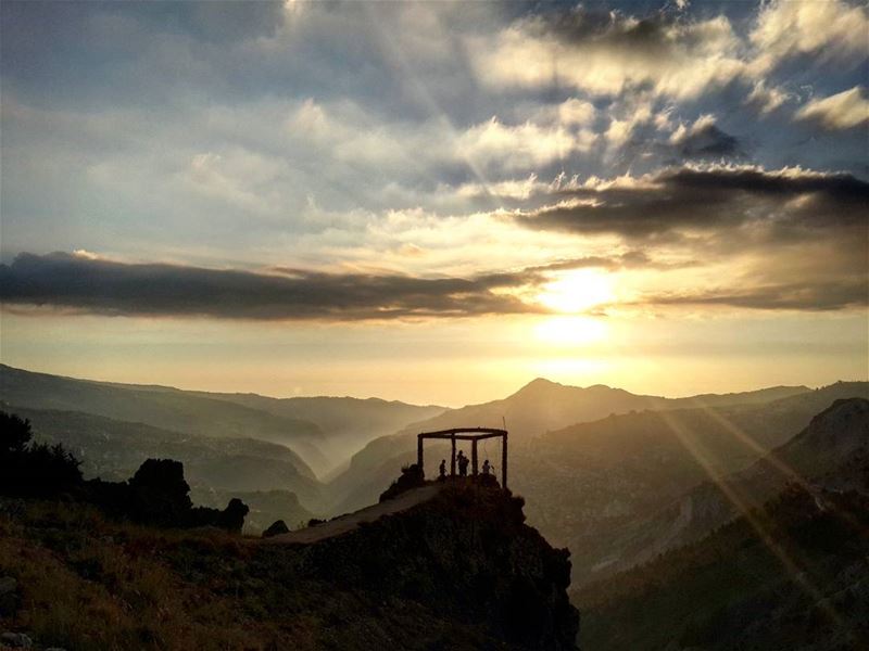  sunset  ontheedge  nofear  topviews @bestofleb  livelovelebanon ... (Cedars of God)