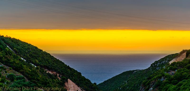 Sunset over Eddeh, Batroun