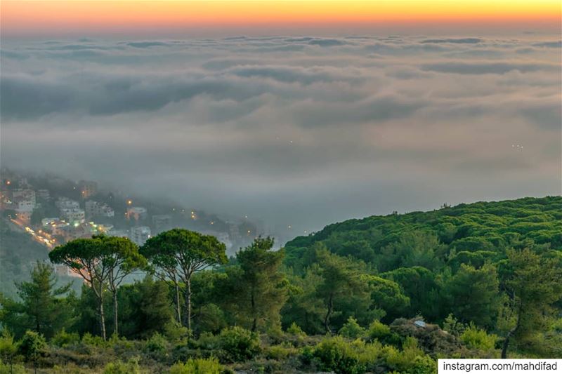  Sunset pysglb kayfun mountains  clouds lebanon photography... (Kayfun, Mont-Liban, Lebanon)