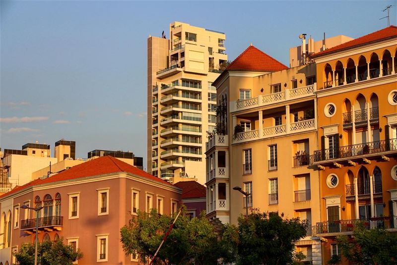 Sunset reflection  lebanon  lebanon_hdr  ig_lebanon  insta_lebanon ... (Beirut Central District)