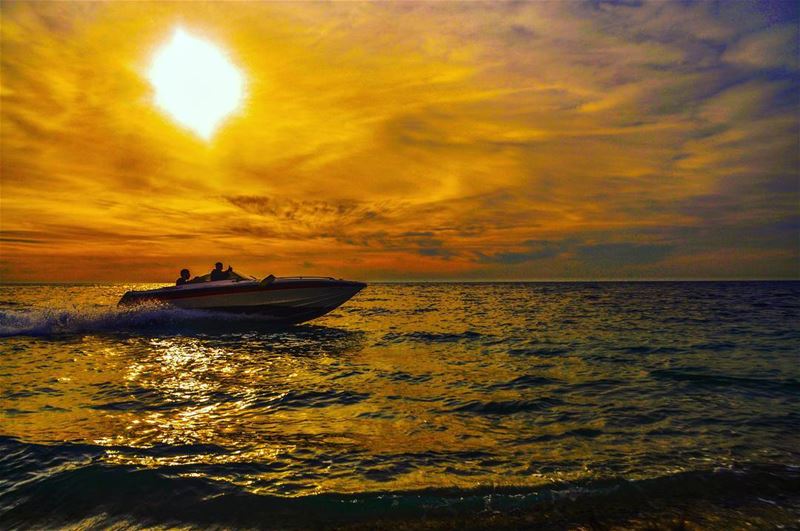 Sunset ride nearshore  Lebanon  super_lebanon  ig_lebanon  jbeil ... (Byblos - Jbeil)
