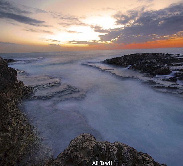 🌅 sunset  sea  longexposure  beautiful  pictures  photodaily  photogrid ... (Beirut, Lebanon)