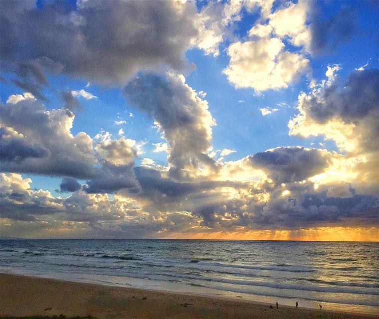  sunset  sea  nature  naturelovers  naturecolors  clouds  cloudporn ... (Beirut, Lebanon)