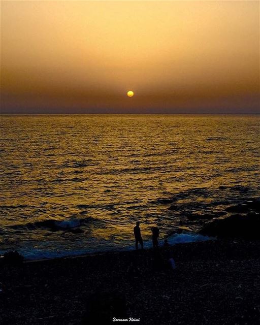  sunset  sea  silhouette  lebanon  colors ...
