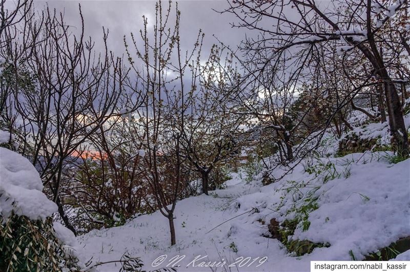  sunset  sky  snow  clouds  ig_great_shots  inspiring_photography_admired ... (Baskinta, Lebanon)