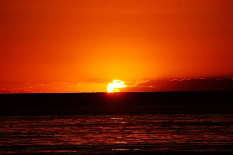 Sunset  sunset  clouds  sun  beirut  beyrouth  liban  lebanon🇱🇧  sea ...