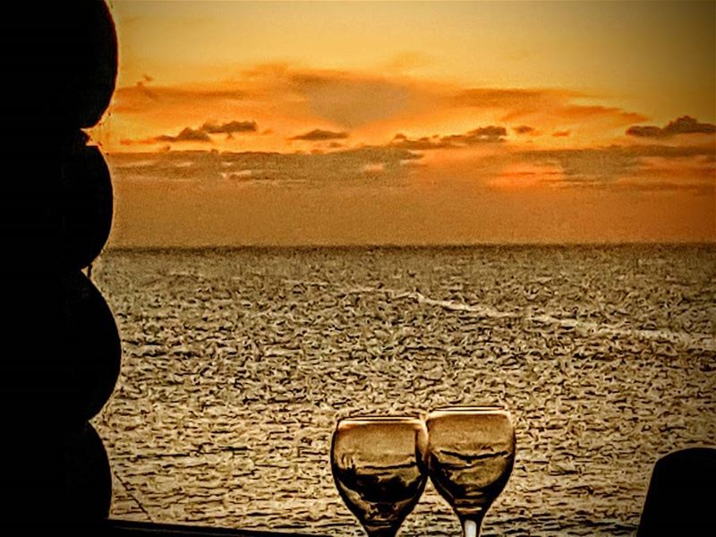  sunset  sunsets  sunsetlovers  wine  winetime  redwine  lebanon ...