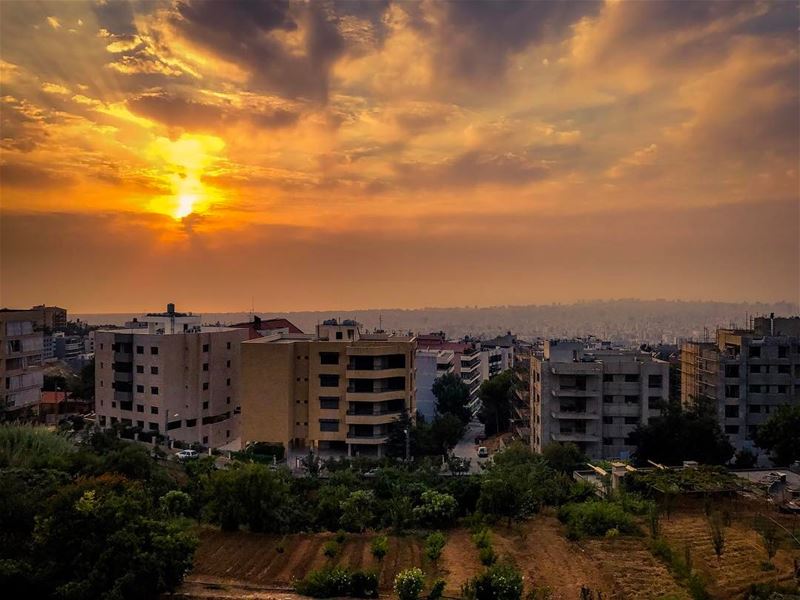  sunset sunshine iphonephotography duty hospital landscape nature... (St Charles Hosp)