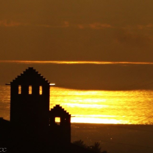  sunset today after snow lebanon sky sea proudly Lebanese ilovelebanon...