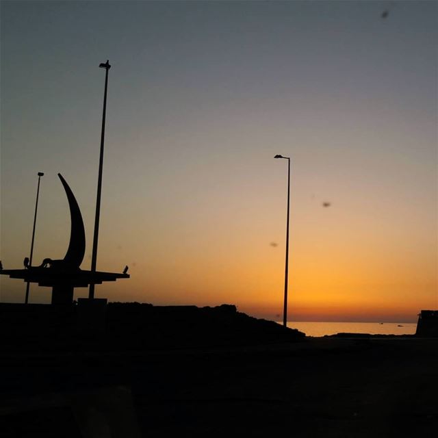 Sunset 🌅  Tripoli  Lebanon  Sunsets  SunsetPorn  ElMina  Mina  Colors ... (Corniche El Mina Tripoli)