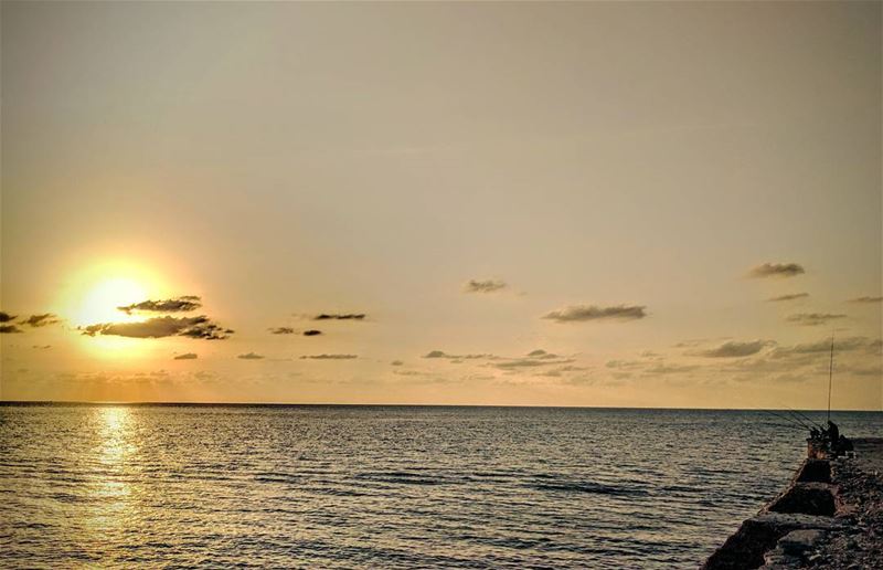 Sunsets! amchit  lebanon  sea  fishermen  livelovelebanon ... (Amchitt, Mont-Liban, Lebanon)