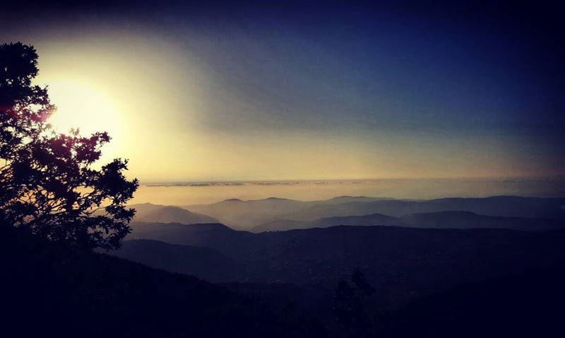 Sunsets are a proof that end could be beautiful too sunset  mountain ... (Arz el Bâroûk)