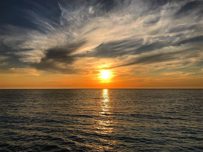 Sunsets ensure a beautiful closure no matter what‼️.............. (Lebanon)