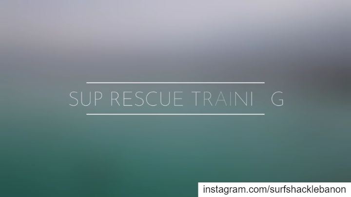 SUP Rescue Training with the civil defense marine rescuers. -We believe... (Civil Defence Jounieh)