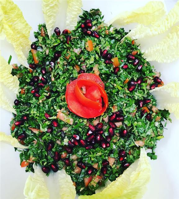 Super fresh and healthy salad 🥗 "Tabbouleh" full of earthy flavours and...