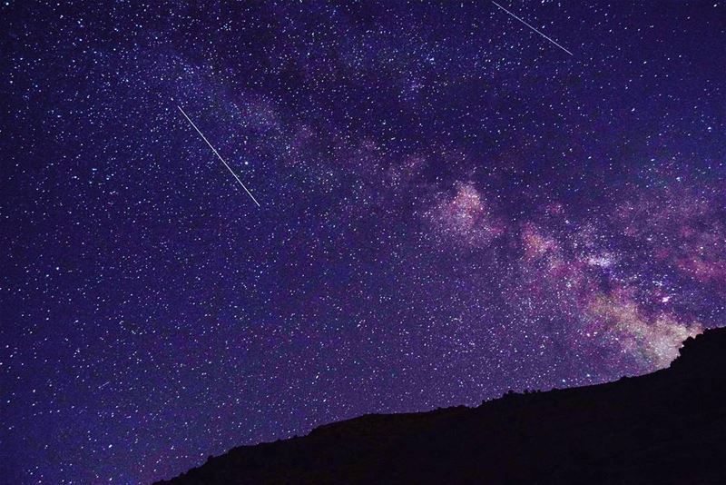 Surfing in clouds of light...  milkyway  milkywaychasers  lebanon  akoura ...