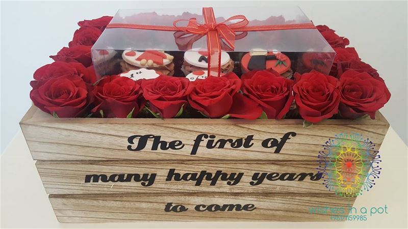  SurpriseMeBox by  wishesinapot 71159985 anniversarygift  cupcakes  roses...