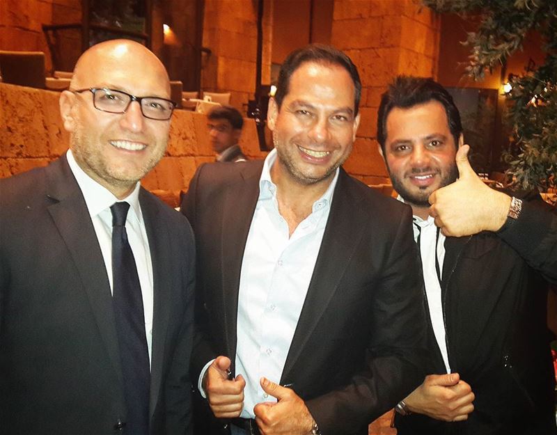 Surrounded by my colleagues and friends Zaven & Neshan (Babel, Dbayeh)