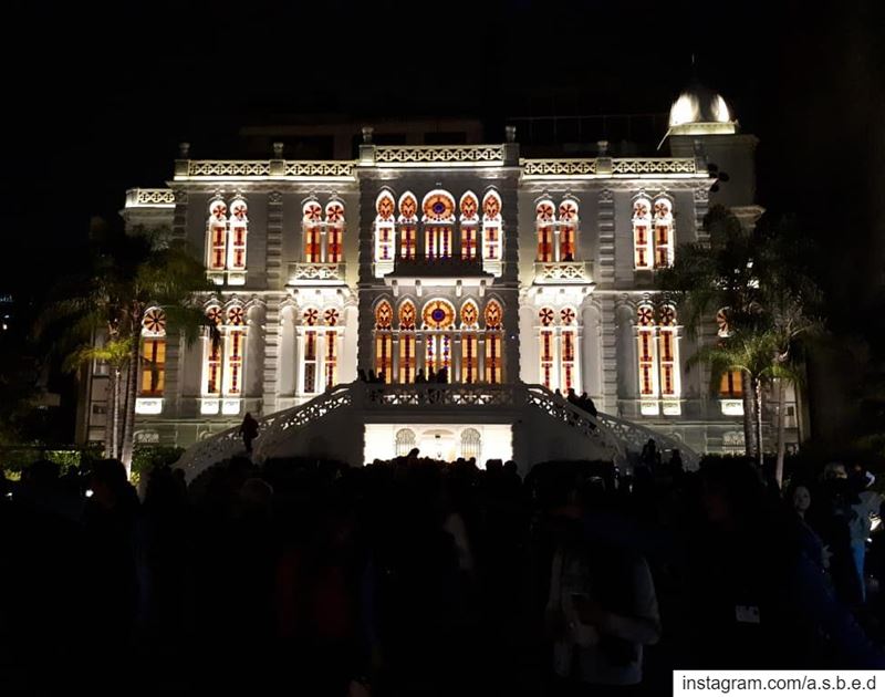 Sursock Palace(La nuit des musées)... lebanon  palace  museum  nights...