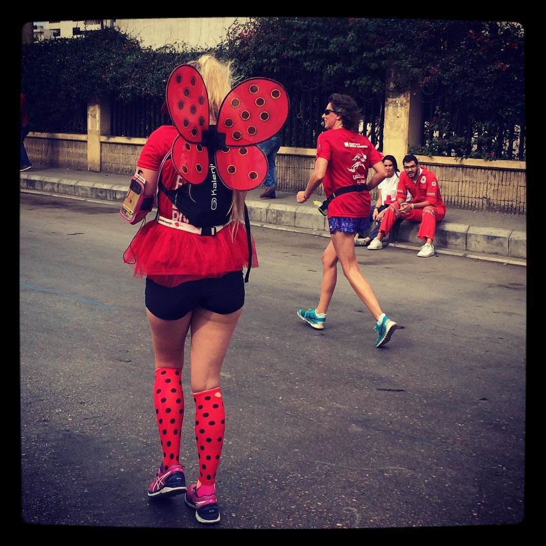 Sweaty ladybug 🐞(Beirut Marathon)