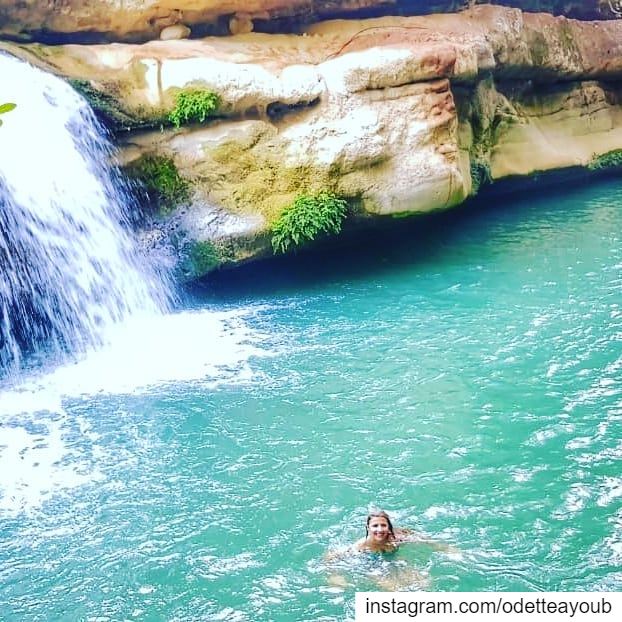 Swimming in the beautiful river of  serjbel  ptk_lebanon  super_lebanon ... (Serjbel)