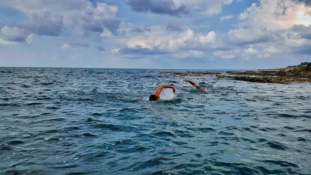  swimming  swimminglife  amchit  lebanon  livlovelebanon ... (Lebanon)