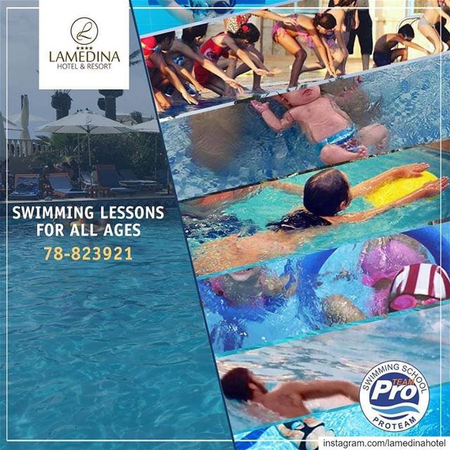  SwimmingLessons for all ages 🔹1 month 🔸8 sessions 💦250.000LL INSTEAD... (Joünié)