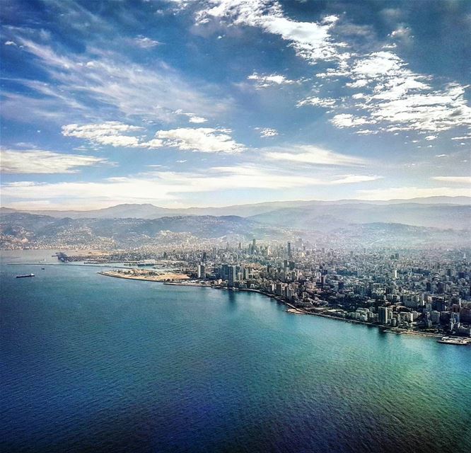 Swooping In  aerial  landscape  skyporn  landing  windowseat  avgeek ... (Beirut, Lebanon)