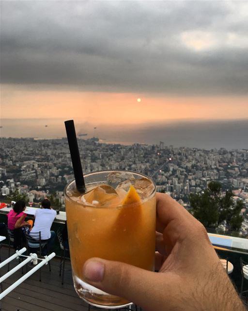 T.G.I.F 🌅🍸 @theterrace_lebanon  peterwenmaken ... (The Terrace - Restaurant & Bar Lounge)