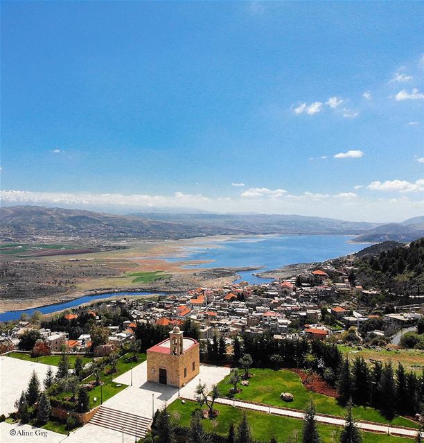 • t h e  c h u r c h •  luna_drone  drone  mavicair  nature  outdoor ... (Saghbîne, Béqaa, Lebanon)