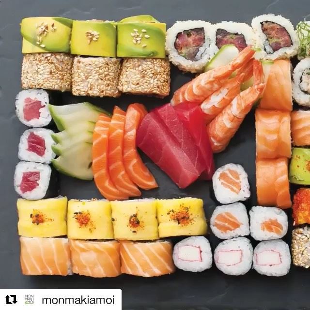 Take me out for sushi & i’ll like you forever 🍣😍Location: @monmakiamoi ... (Mon Maki A Moi)