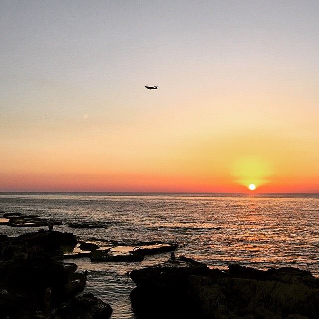 Take Me To Your World ✈️ now  sunset  beirut  lebanon  sun  skyline ... (Manarah Cornish)