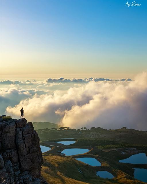Take risks and conquer your fears 🌅... ... sunset sunsetpics... (Falougha, Mont-Liban, Lebanon)
