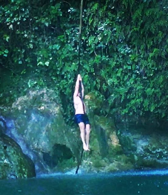  tarzan  jungle  nature  lebanon  livelovelebanon  river  swimming  summer... (Baakline, Mont-Liban, Lebanon)