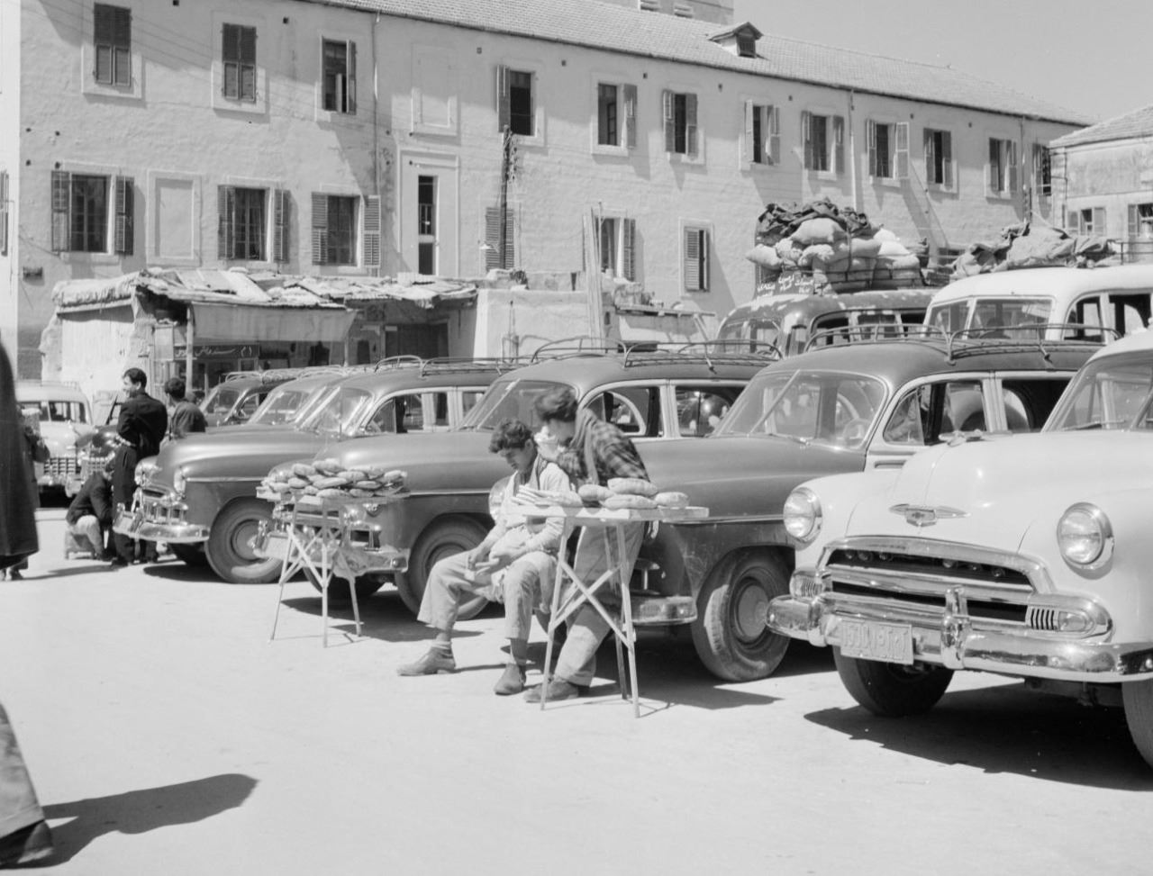 Taxis in Beirut  1950