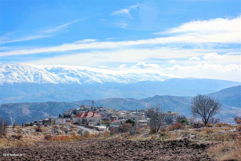  tb  bekaa  village  mountains  snow  nature  lebanon  colorful ... (Majdal Balhis, Béqaa, Lebanon)
