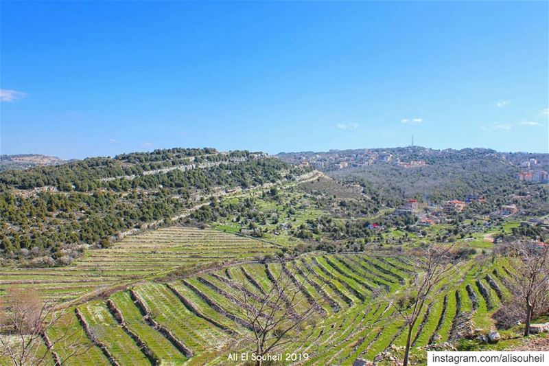  tb  bentael  mountlebanon  mountains  sky  nature  green  fields ... (Bentaël, Mont-Liban, Lebanon)