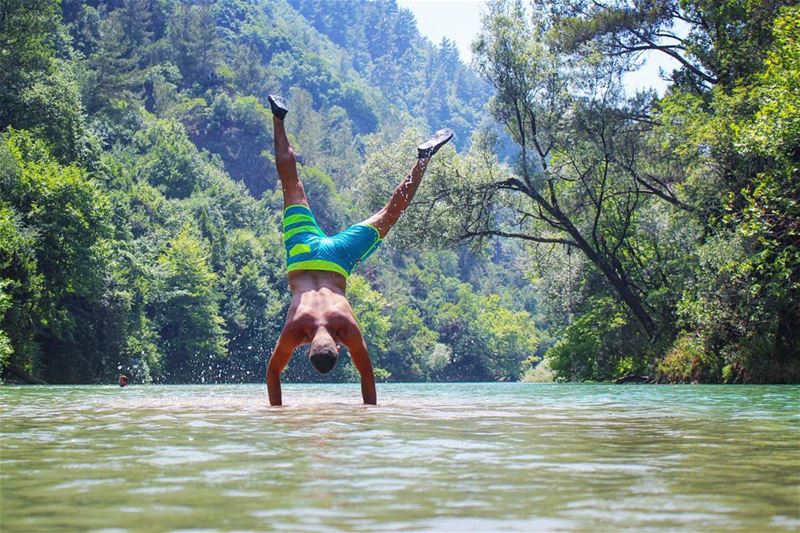  tb  chouwen  lake  upsidedown  me  river  summer  fun  mountlebanon  ... (Chouwen)