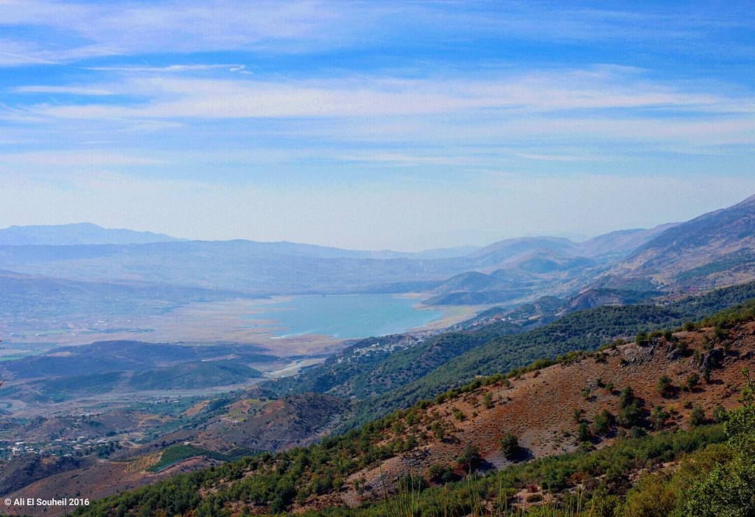  tb  karoun  lake  bikaa  valley  sky  mountains ... (Karoun, Al Beqqa, Libnan)