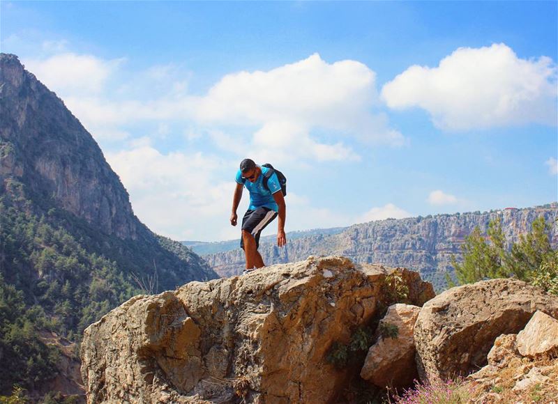  tb  me  hiking  adventure  nature  3yonelsamak  mountains ... (Wadi Jhanam)