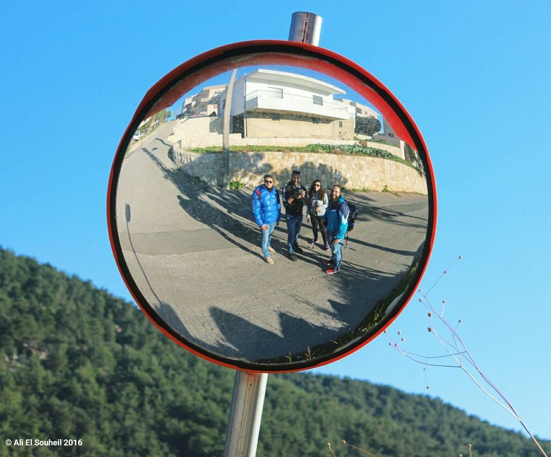  tb  mirror  reflection  friends  fun   hiking  nature ... (Mar Semaan)