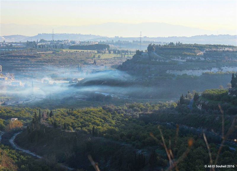  tb  my  village  valley  fog  nature  southlebanon  winter  lebanon ... (Khorbet L Dweir)