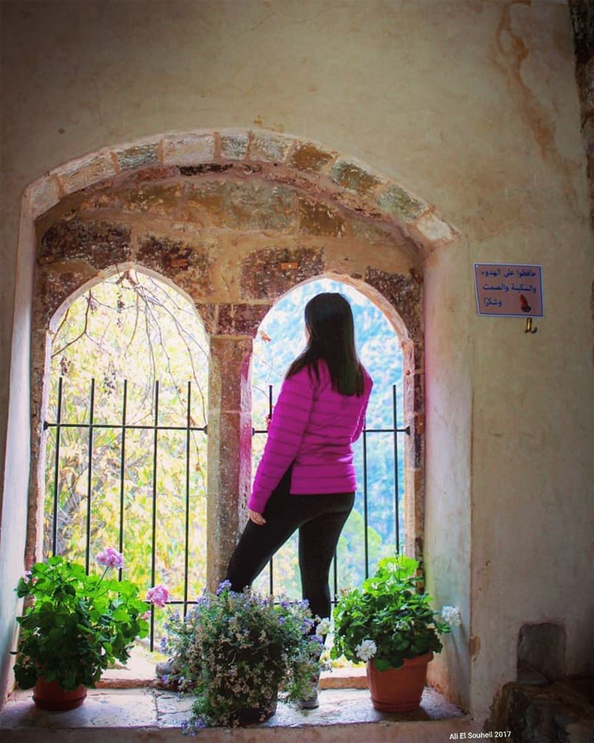  tb  qannobine  kadisha  holy  valley  window  old  arch  nature  hiking ... (Ouâdi Qannoûbîne, Liban-Nord, Lebanon)