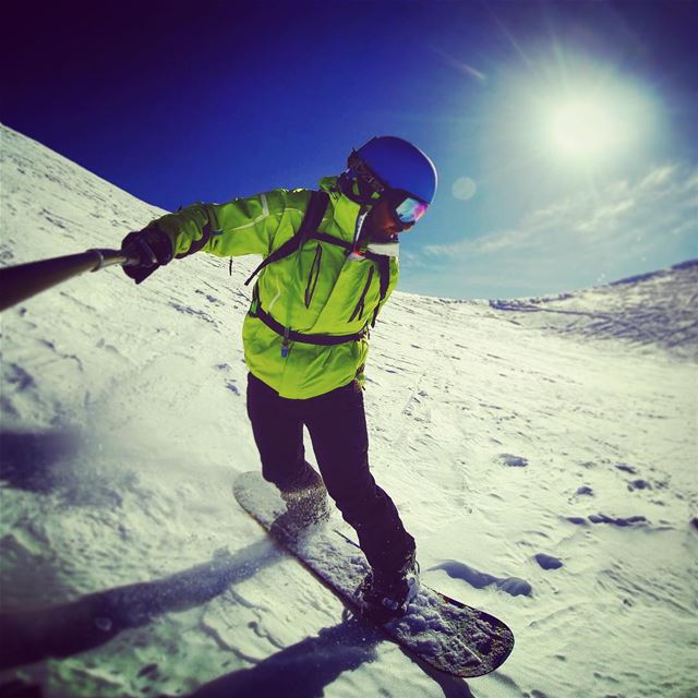  TB to beautiful mornings on the slopes.  Lebanon  faraya  mzaar ... (Mzaar 2400m)