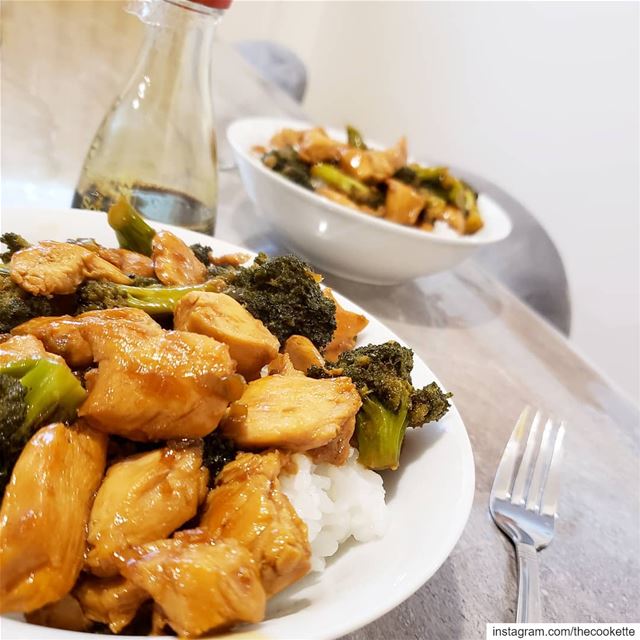 Teriyaki Chicken and broccoli 🌸Ingredients🌸1 chicken breast2 cups of... (Greater Montreal)